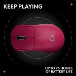 خرید موس Logitech G Pro X SUPERLIGHT 2 DEX - بی‌سیم - صورتی